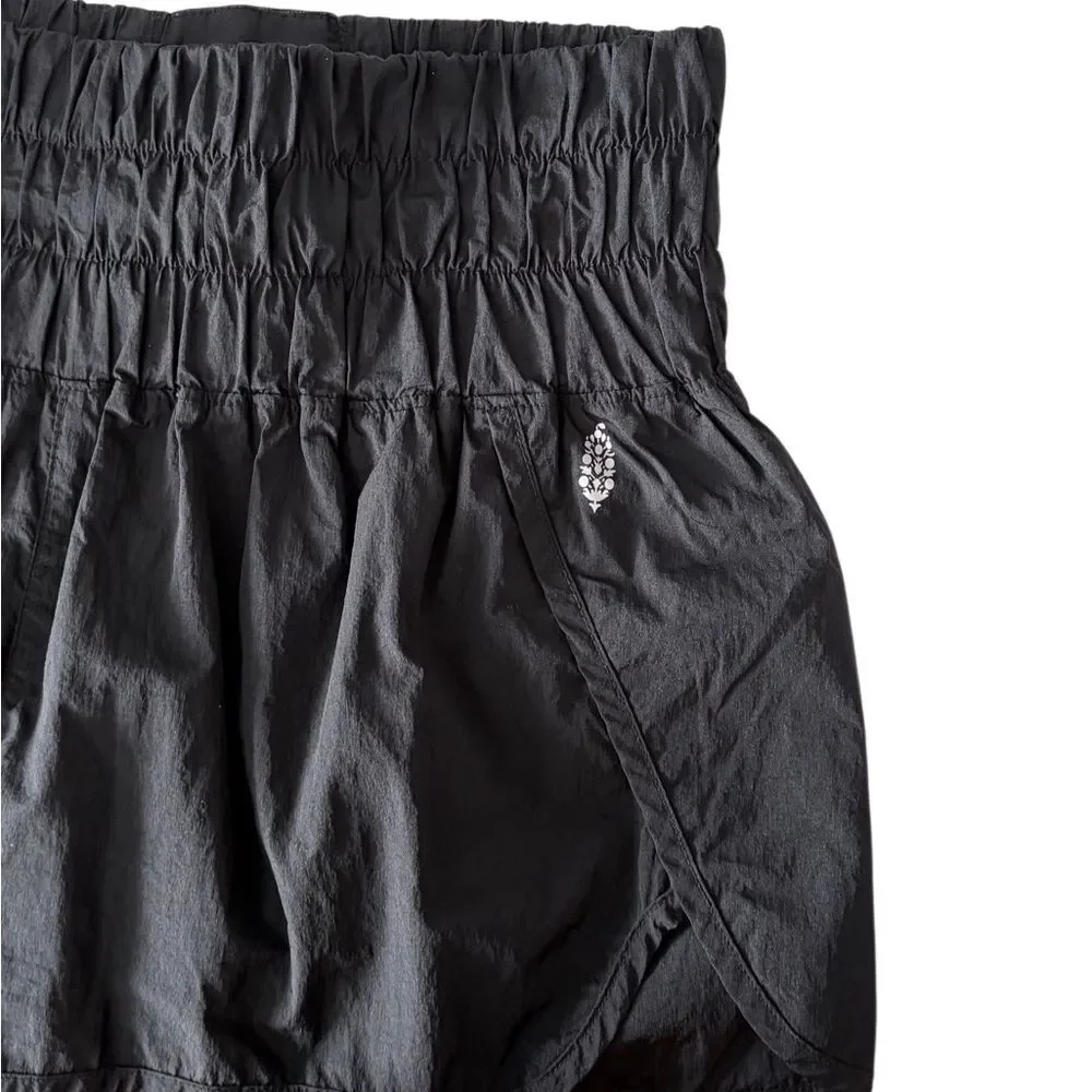 Free People Movement black The Way Home High Rise Lined shorts size L. - Picture 6 of 10